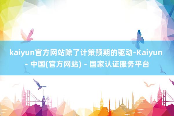 kaiyun官方网站　　除了计策预期的驱动-Kaiyun - 中国(官方网站) - 国家认证服务平台